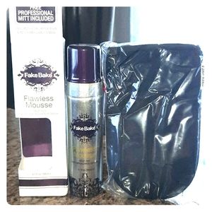 Fake Bake Flawless Mousse with application Mitt